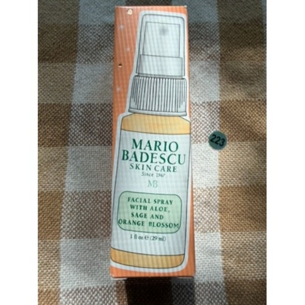 Mario Badescu Facial Spray with Aloe Sage and Orange Blossom 1 fl oz NIB